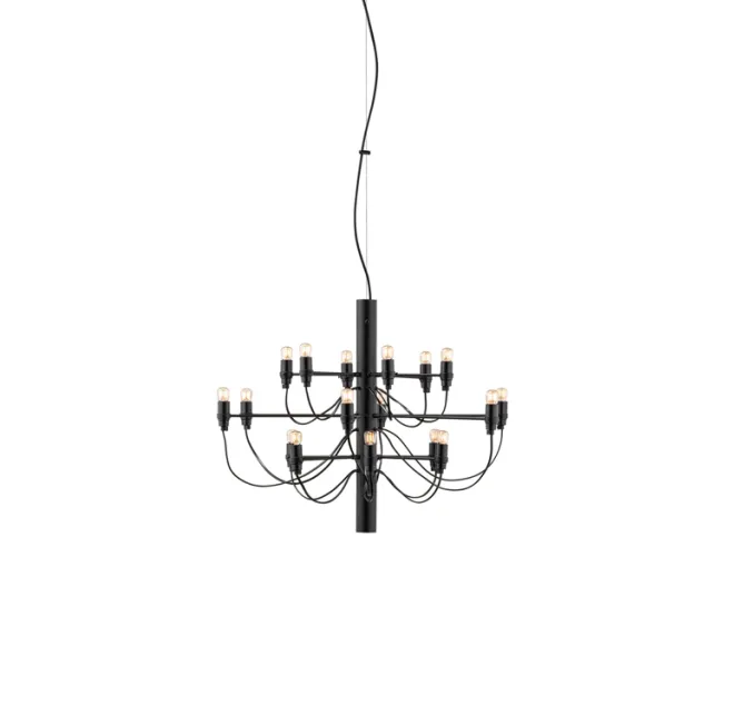 Flos 2097/18 – matt sort- Taklamper Og Plafond