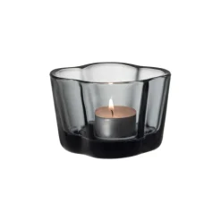 Iittala Aalto grå telysholder- Lysestaker / Lyslykter / Lys|Dekor