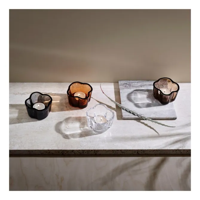 Iittala Aalto grå telysholder- Lysestaker / Lyslykter / Lys|Dekor