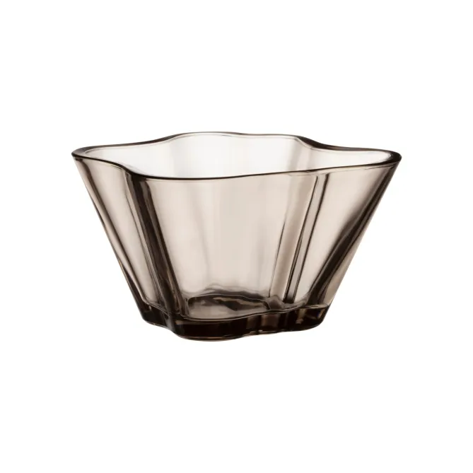 Iittala Aalto skål 75mm lin- Dekor