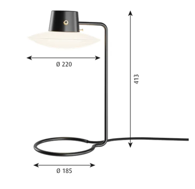 Louis Poulsen AJ Oxford bordlampe- Bordlampe