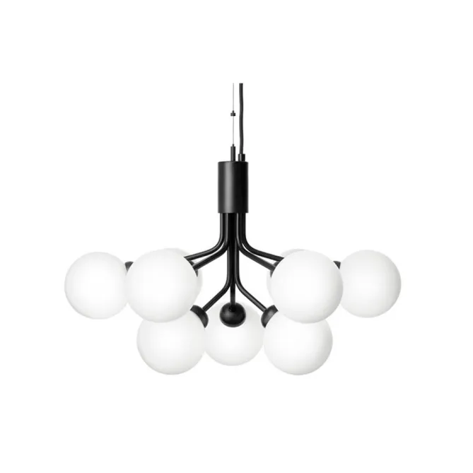 Nuura Apiales 9, satin black/opal- Taklamper Og Plafond