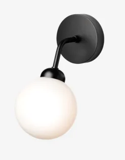 Nuura Apiales wall, satin black/opal- Vegglampe
