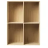 FDB Mu00f8bler B98 Bokhylle, Eik -54×72- Hyller Og Garderobe