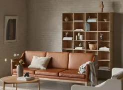 FDB Mu00f8bler B98 Bokhylle, Eik -54×72- Hyller Og Garderobe