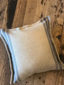 Ralph Lauren Beauvais Grain Sack – pute –  dobbel stripe- Puter