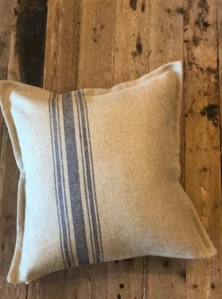 Ralph Lauren Beauvais Grain Sack – pute –  enkel stripe- Puter