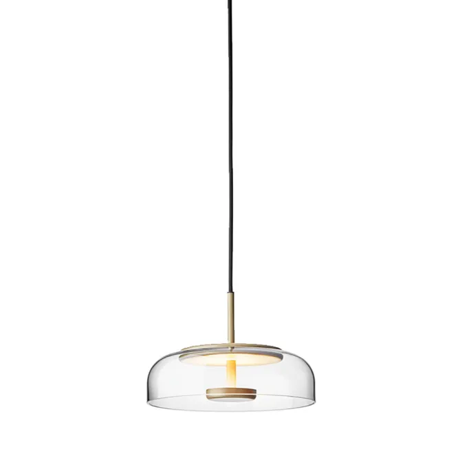Nuura Blossi 1, nordic gold/clear- Taklamper Og Plafond