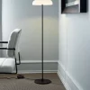 Nuura Blossi floor, black/opal- Gulvlampe
