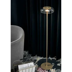Nuura Blossi floor, gold/clear- Gulvlampe