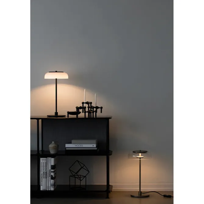 Nuura Blossi table, black/opal- Bordlampe