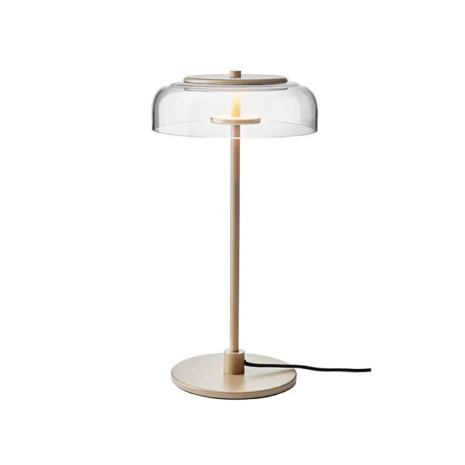 Nuura Blossi table, nordic gold/clear- Bordlampe