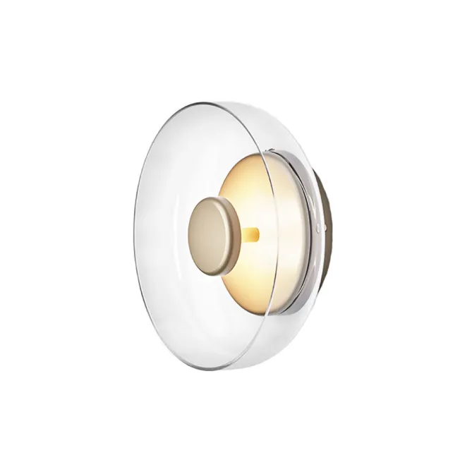 Nuura Blossi wall, gold/clear- Vegglampe|Taklamper Og Plafond