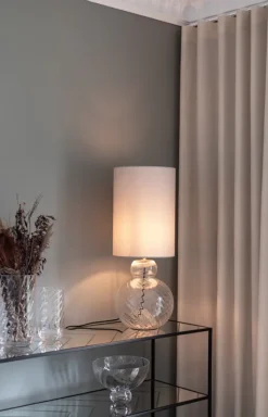 Specktrum Bordlampe – Lily, clear swirl- Bordlampe