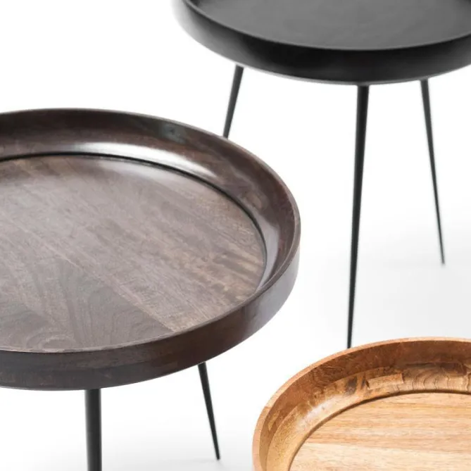 Mater Bowl Table – Natural Lacquered Mango Wood M- Bord