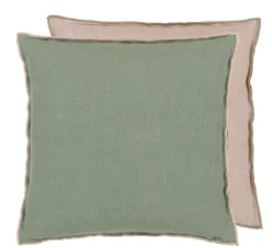 Designers Guild Brera lino – linpute – Thyme & Pebble- Puter|Accessories