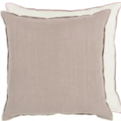 Designers Guild Brera Lino Cameo & Parchment Cushion- Puter