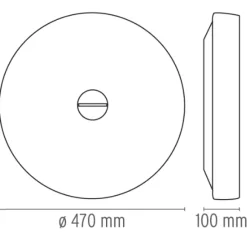 Flos Button HL Opal- Taklamper Og Plafond