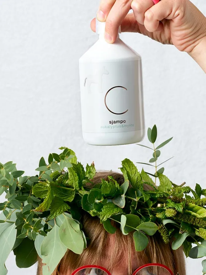C sjampo eukalyptus og mynte 500ml- Såper|Egenpleie
