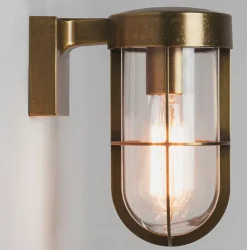 Astro Cabin wall antique brass- Vegglampe|Utelamper