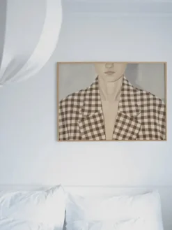 Paper Collective Check Shirt 50 x 70 cm- Bilder / Postere / Veggdecor