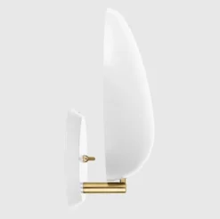 GUBI Cobra vegglampe – matt hvit – utstilling- Vegglampe