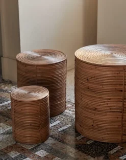Ferm Living Column Oppbevaring -Sett med 3 kurver- Oppbevaring