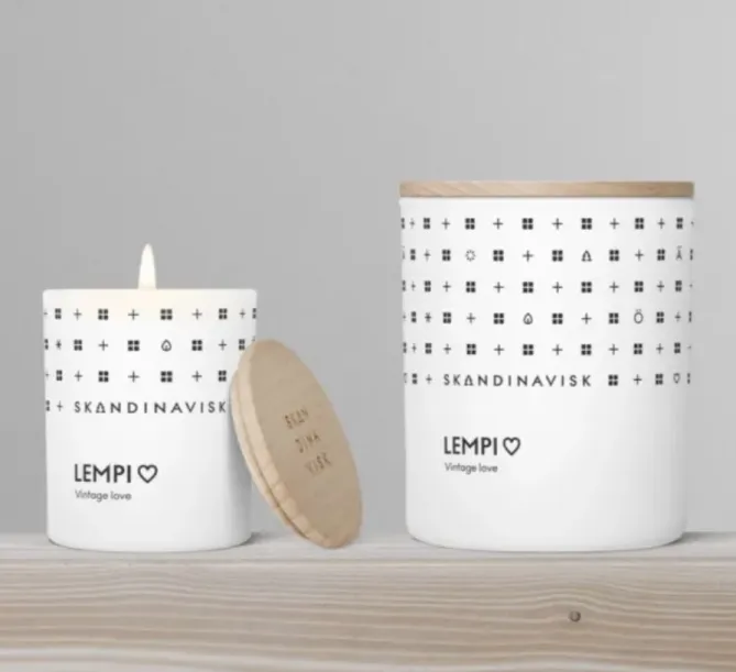 Skandinavisk Duftlys – LEMPI 65g- Duftlys/Duftolje|Lysestaker / Lyslykter / Lys