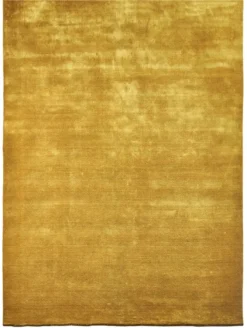 MASSIMO Earth bamboo gulvteppe – farge murstard yellow- Gulvtepper