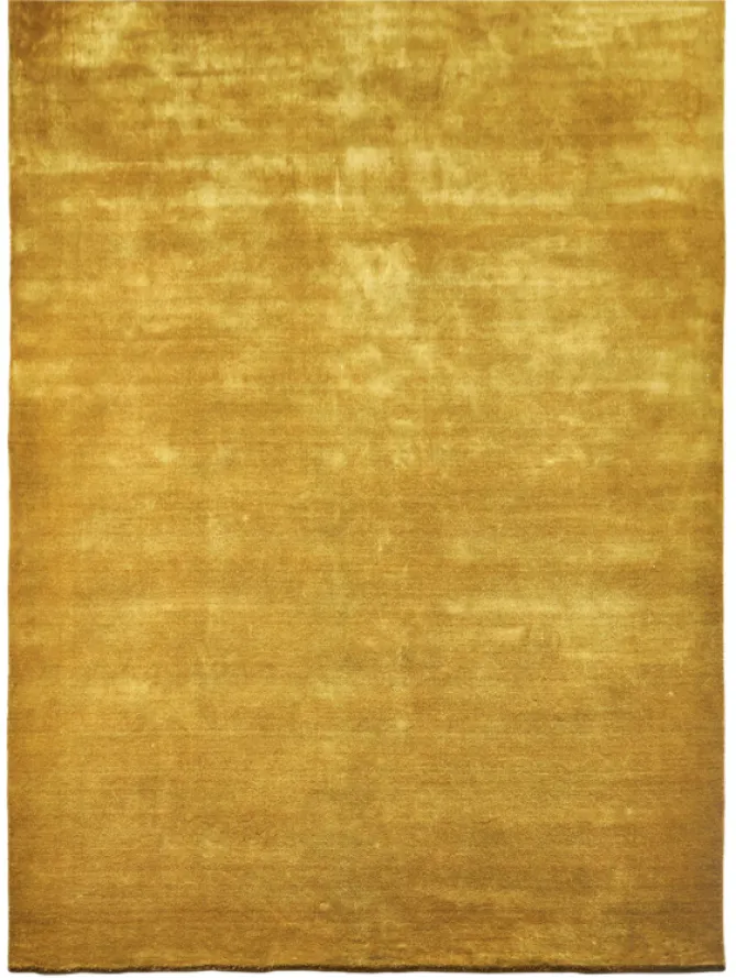 MASSIMO Earth bamboo gulvteppe – farge murstard yellow- Gulvtepper