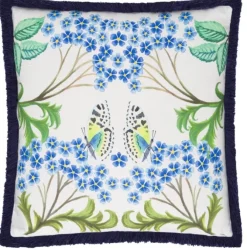 Designers Guild Eleonora Kobolt brodert pute- Puter