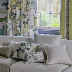 Designers Guild Enamel Flower Celadon pute- Puter
