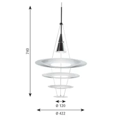 Louis Poulsen Enigma 425- Taklamper Og Plafond