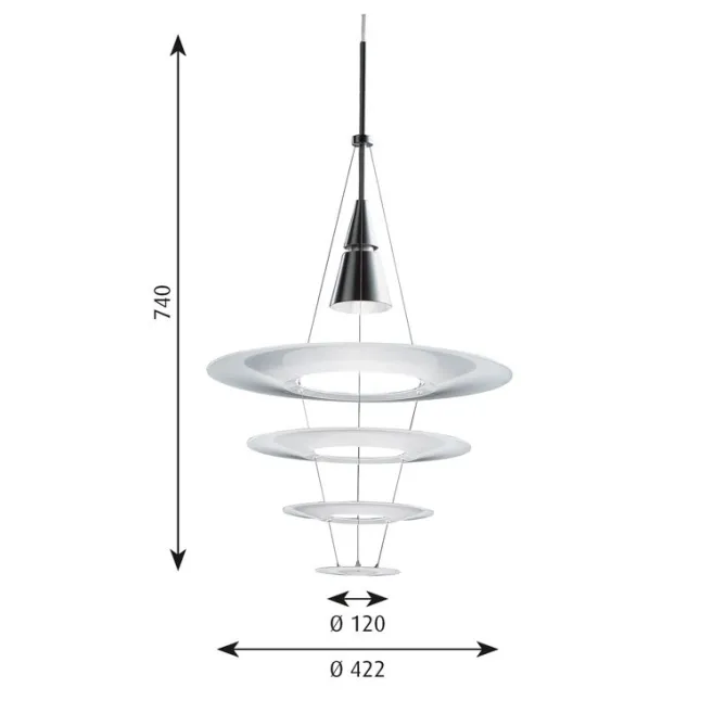 Louis Poulsen Enigma 425- Taklamper Og Plafond