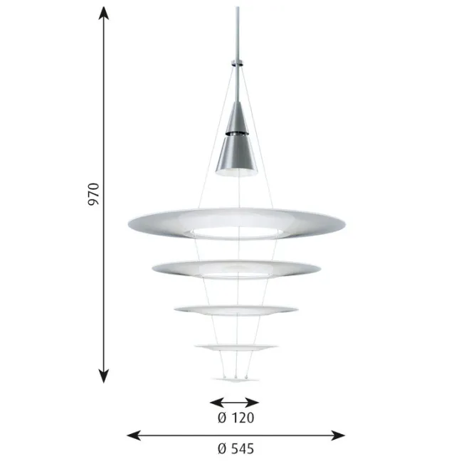 Louis Poulsen Enigma 545- Taklamper Og Plafond