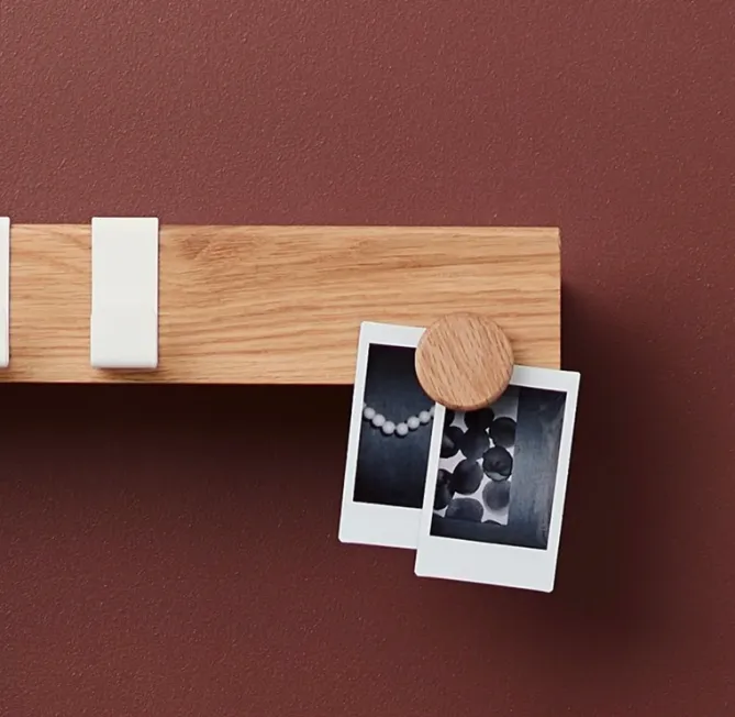 Gejst Flex magnet -Eik / Sort eik- Hyller Og Garderobe|Knagger / Knotter / Kleshengere