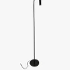 Nordesign Flexi K1 gulvlampe – med dimmer – sort / hvit- Gulvlampe