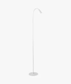 Nordesign Flexi K1 gulvlampe – med dimmer – sort / hvit- Gulvlampe