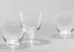Holmegaard Flow glass med stett klar- Til Det Dekkede Bordet