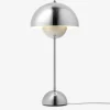 &amp;Tradition Flowerpot bordlampe VP3,  polert stål- Bordlampe