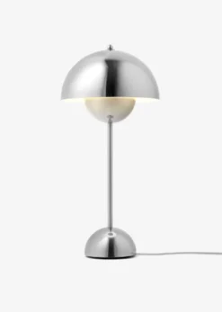 &amp;Tradition Flowerpot bordlampe VP3,  polert stål- Bordlampe