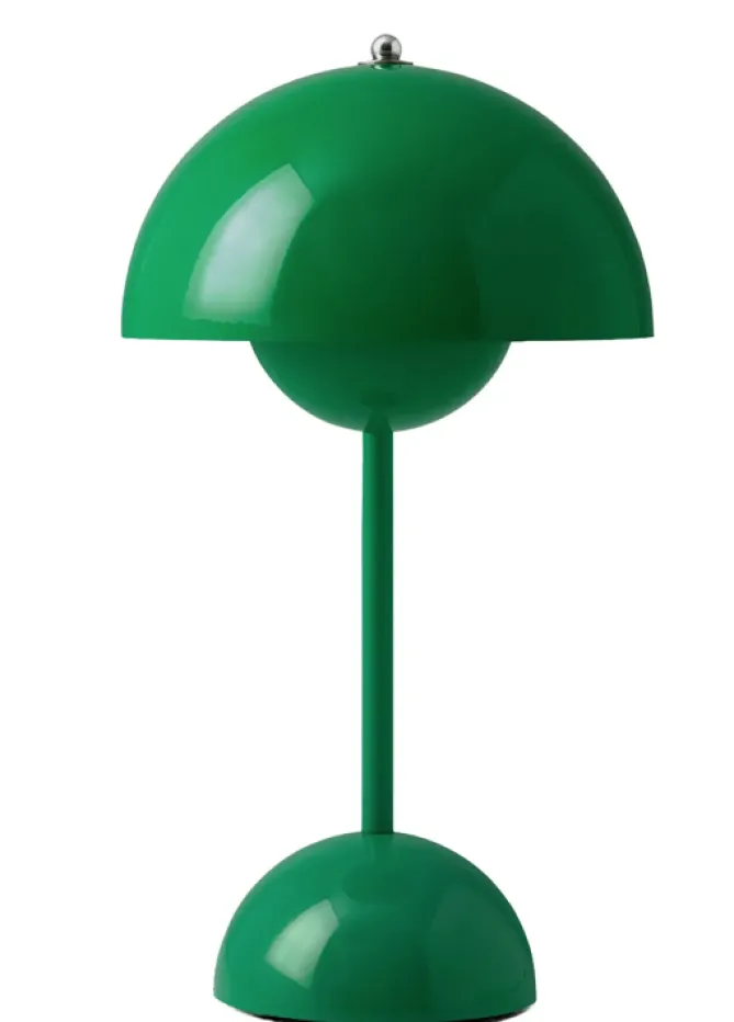 &Tradition Flowerpot oppladbar bordlampe VP9, signal green- Bordlampe