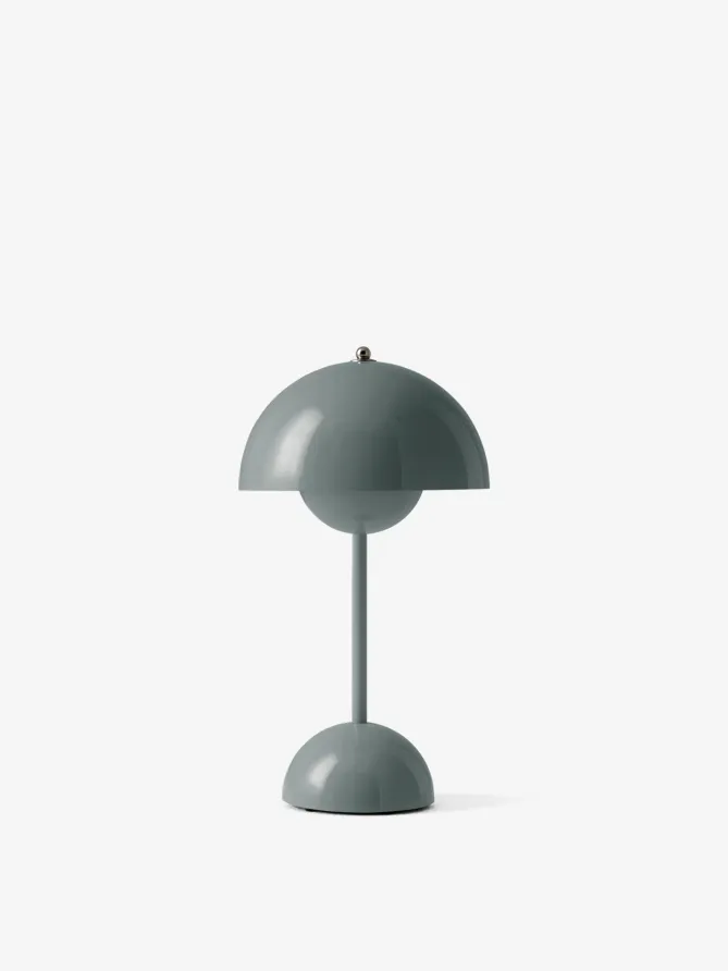 &Tradition Flowerpot oppladbar bordlampe , stone blue- Bordlampe