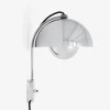 &amp;Tradition Flowerpot vegg VP8, crome- Vegglampe