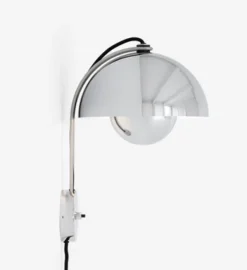 &Tradition Flowerpot vegg VP8, crome- Vegglampe