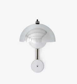 &amp;Tradition Flowerpot vegg VP8, crome- Vegglampe