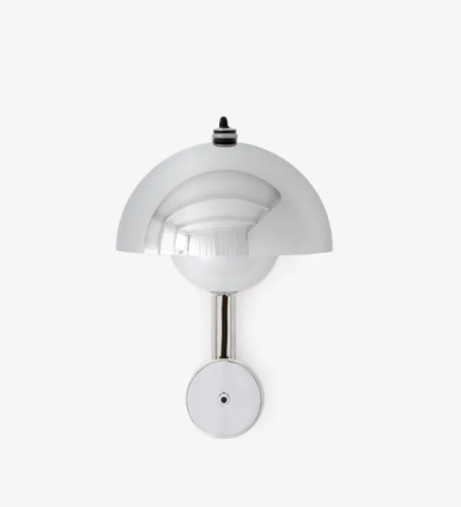 &Tradition Flowerpot vegg VP8, crome- Vegglampe
