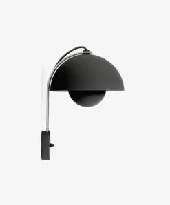 &Tradition Flowerpot vegg VP8, Matt sort- Vegglampe