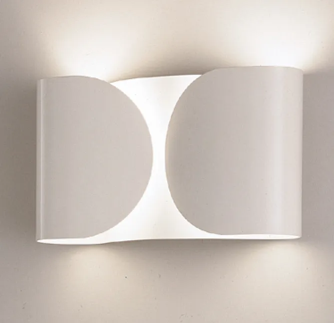 Flos Foglio – hvit- Vegglampe