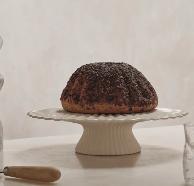 Ferm Living Fountain Kakefat- Til Det Dekkede Bordet|Fat / Brett / Skåler